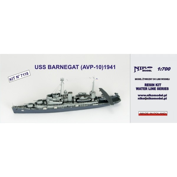 【再入荷】7118 米海軍 バーネガット級小型水上機母艦 AVP-10 バーネガット Barnegat 1941