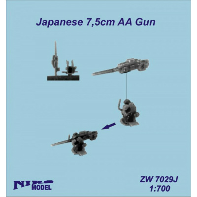 【新製品】ZW7029J)日本海軍 7.5cm高射砲