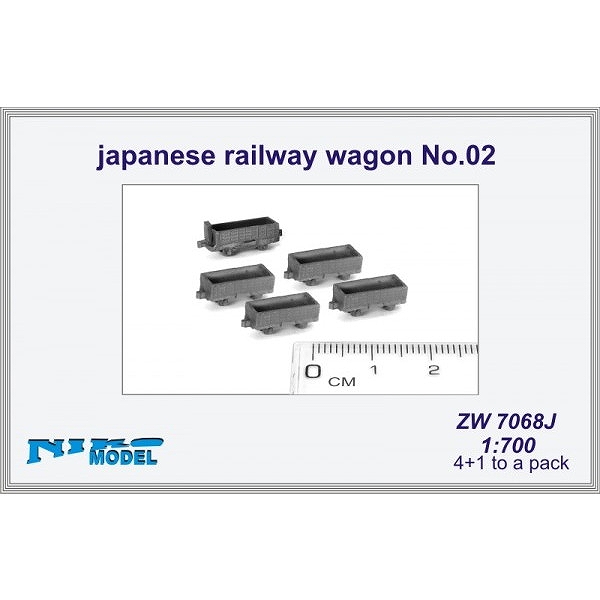 【新製品】ZW7068J 日本 鉄道貨車（無蓋車）No.02