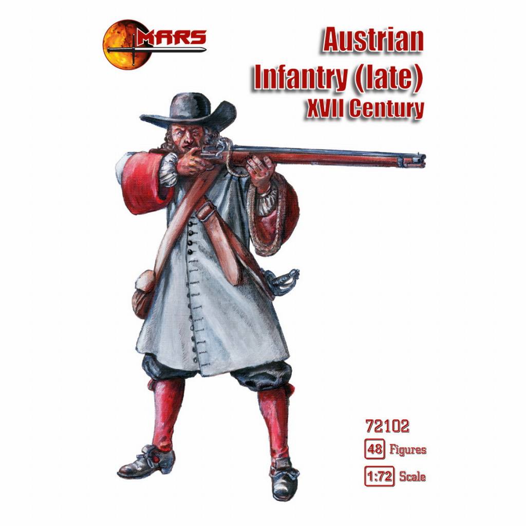 【新製品】72102 オーストリア歩兵 後期 17世紀