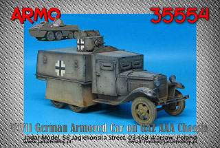 【新製品】[2010813555404] 35554)GAZ-AAA トラック改造 ドイツ装甲車