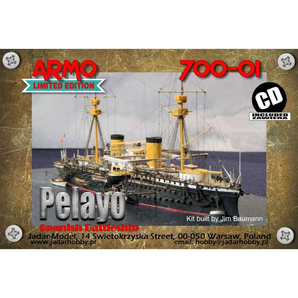 【新製品】[2010817000108] 700-01)スペイン海軍 戦艦 ペラヨ