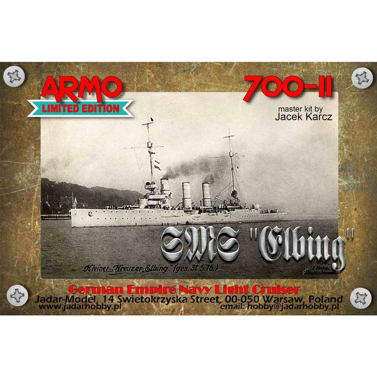 【新製品】700-11 独海軍 ピラウ級小型巡洋艦 エルビンク Elbing 1915