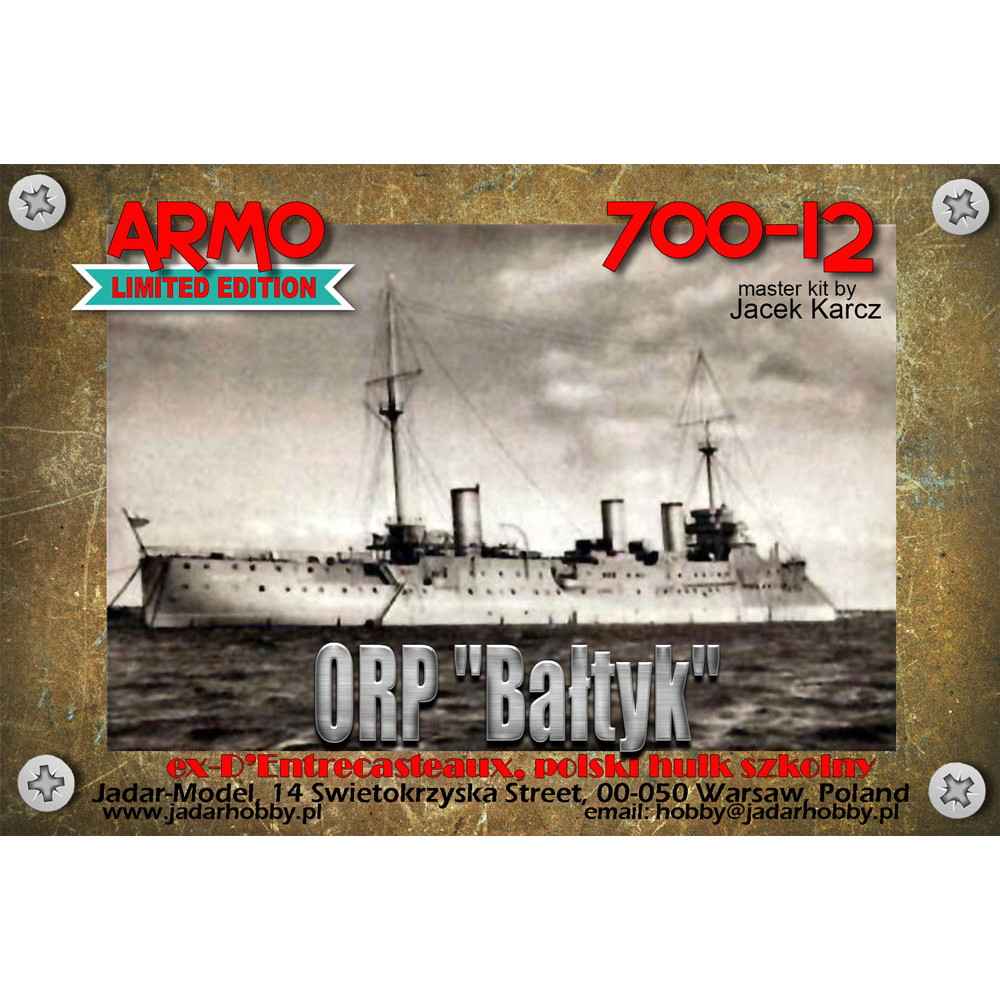 【新製品】700-12 ポーランド海軍 防護巡洋艦 バウティク Ba?tyk 1927