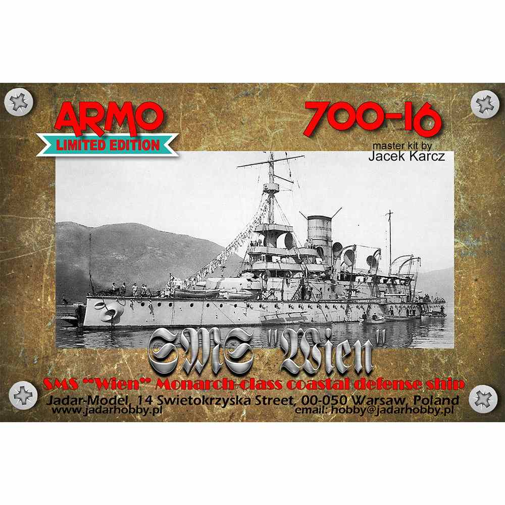 【新製品】700-16 オーストリア・ハンガリー海軍 モナルヒ級海防艦 ウィーン Wien