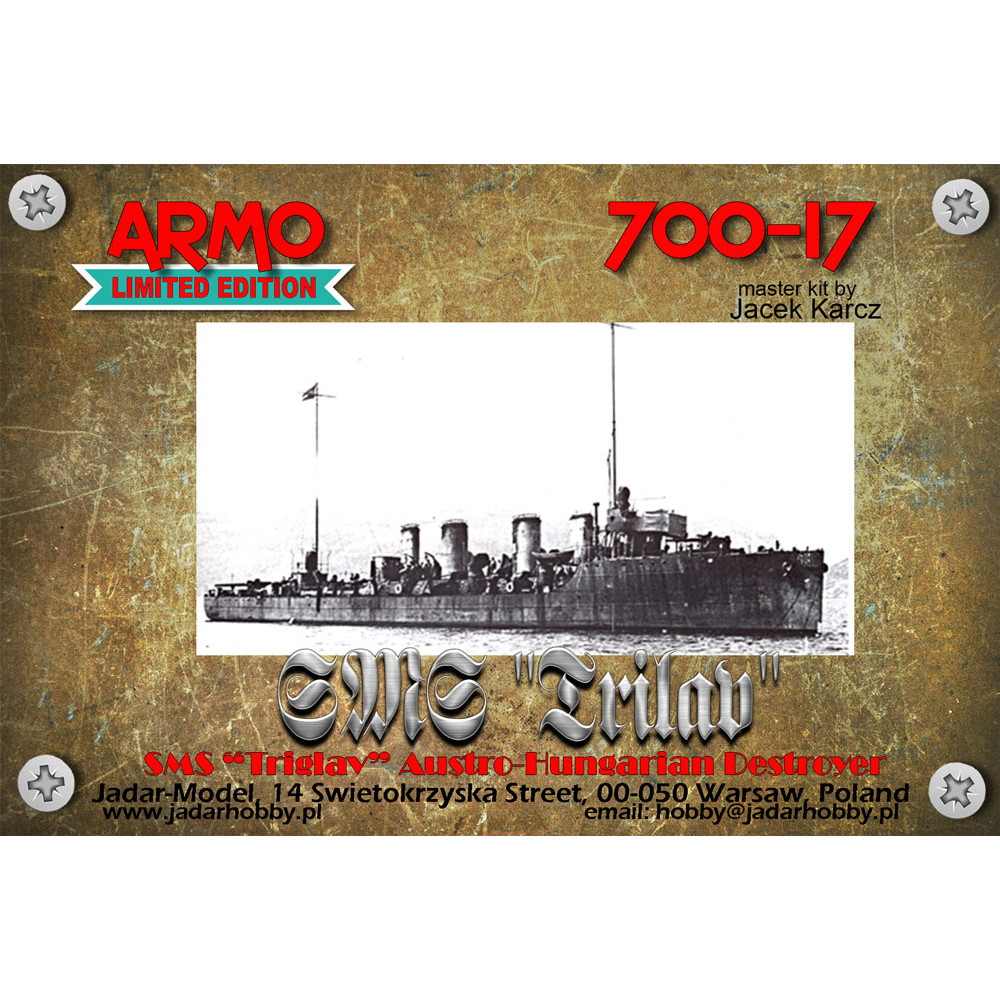 【新製品】700-17 オーストリア・ハンガリー海軍 タトラ級駆逐艦 トリグラフ Triglav 1917