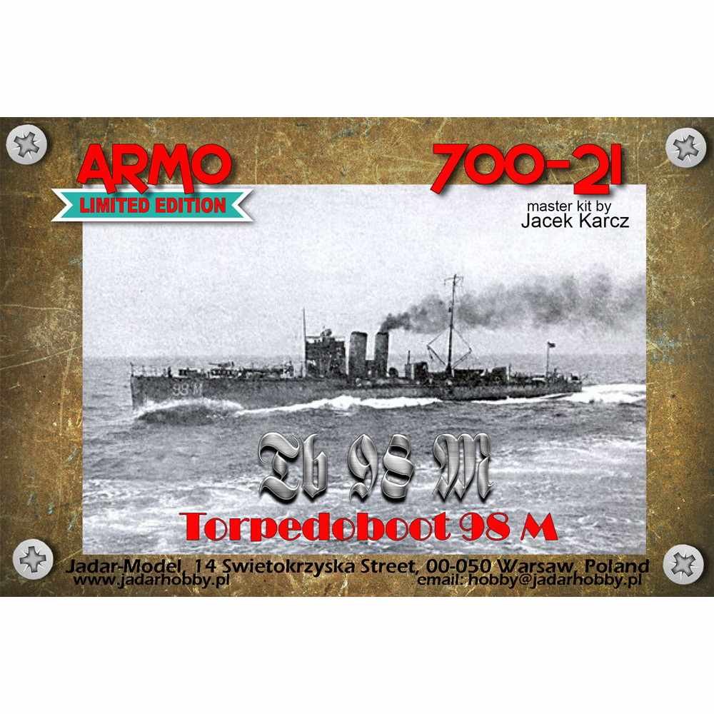 【新製品】700-21)オーストリア・ハンガリー海軍 98M級水雷艇 98M 1915