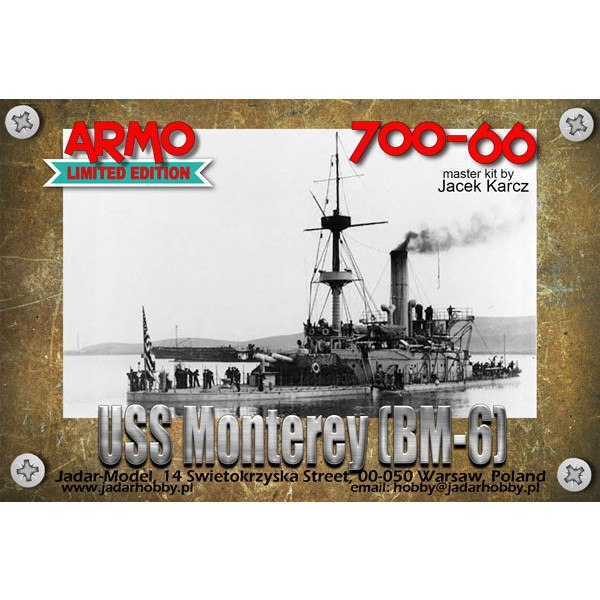 【新製品】700-66 米海軍 モニター艦 モントレー (BM-6) Monterey 1896