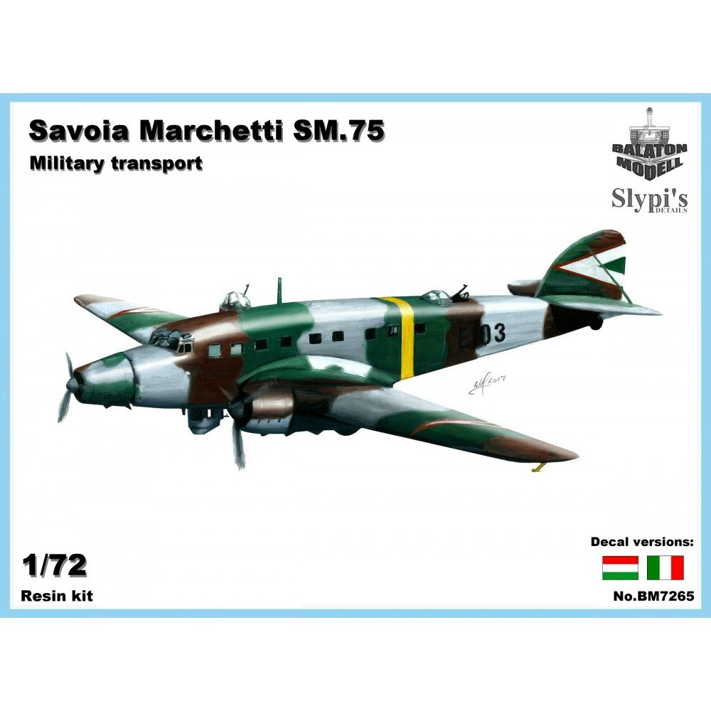 【新製品】BM7265 サヴォイア・マルケッティ SM.75 軍用輸送機