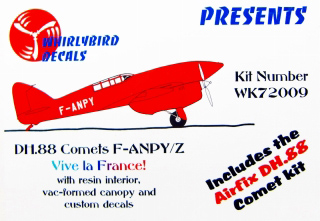 【新製品】[2011297500904] WK72009)デ･ハビランド DH.88 コメット F-ANPY/Z Vive la France!