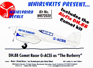 【新製品】[2011297502007] WK72020)デ･ハビランド DH.88 コメット G-ACSS The Burberry