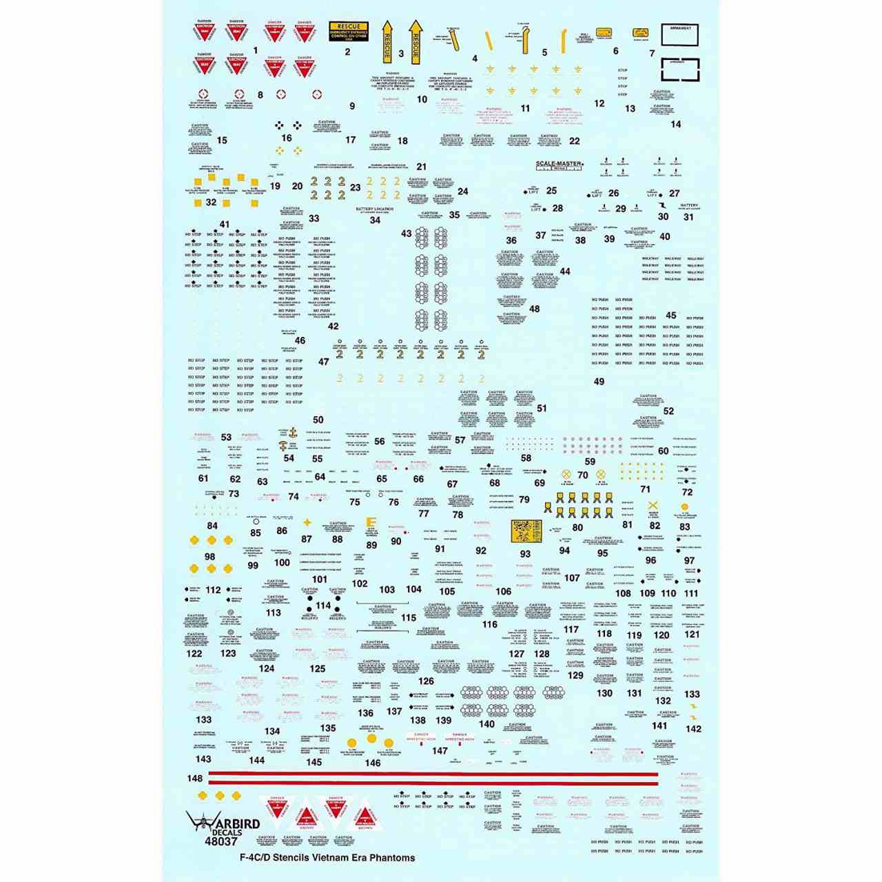 【新製品】48037 マクドネル・ダグラス F-4C/D ファントムII ステンシル