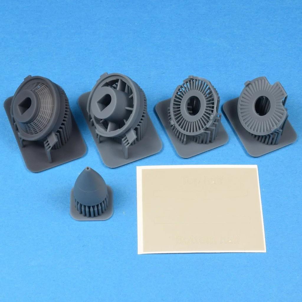 【新製品】HMR48069 1/48 ノースアメリカン F-86A セイバー J47 エンジンフロント部セット