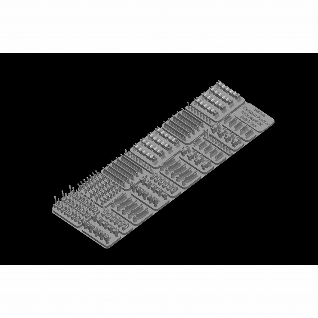 【新製品】MJEZ16001 1/16 WWII 独 ドイツ陸軍戦車ケーブルマウントセット