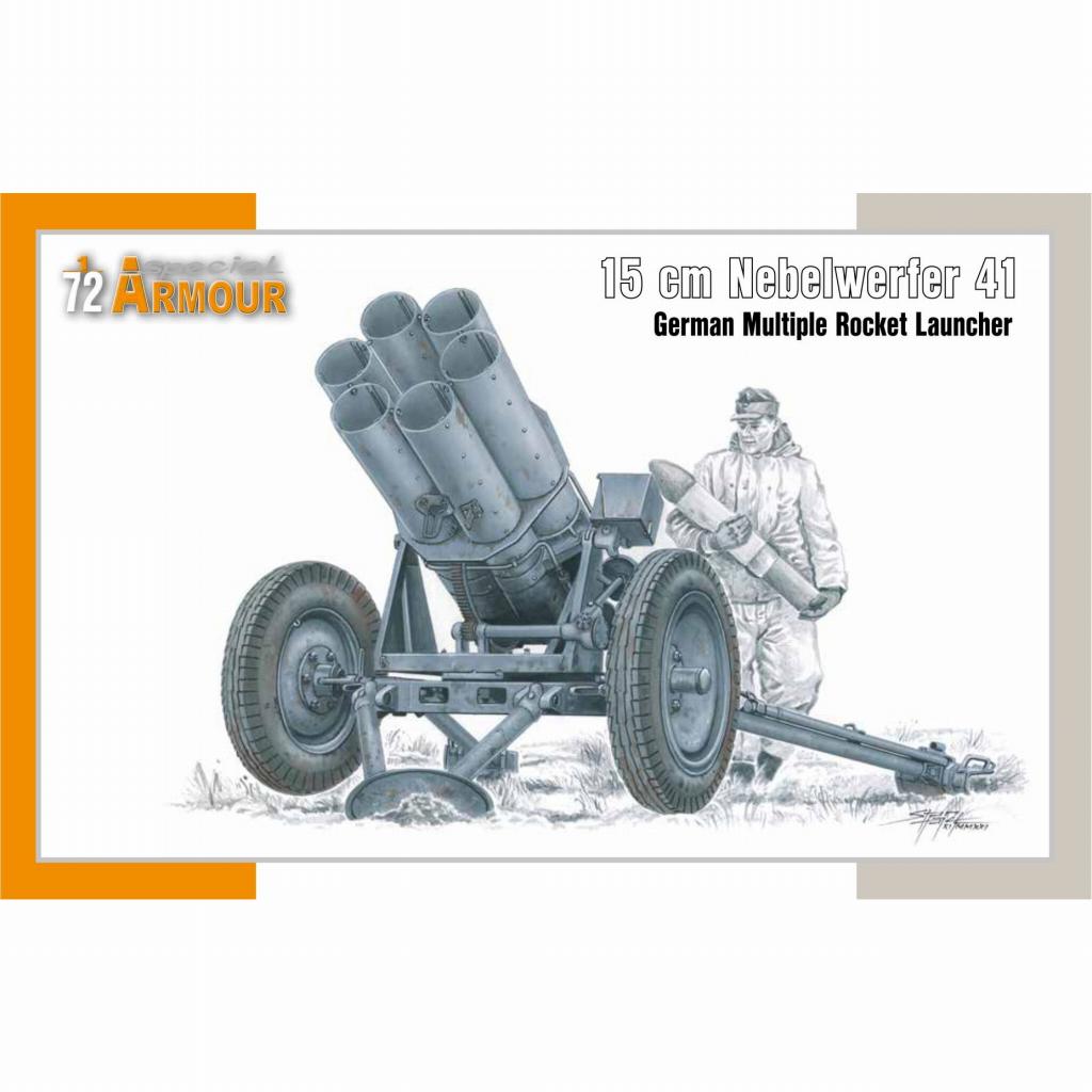 【新製品】SA72026 1/72 ドイツ 15cm ネーベルヴェルファー 41 6連装ロケット砲