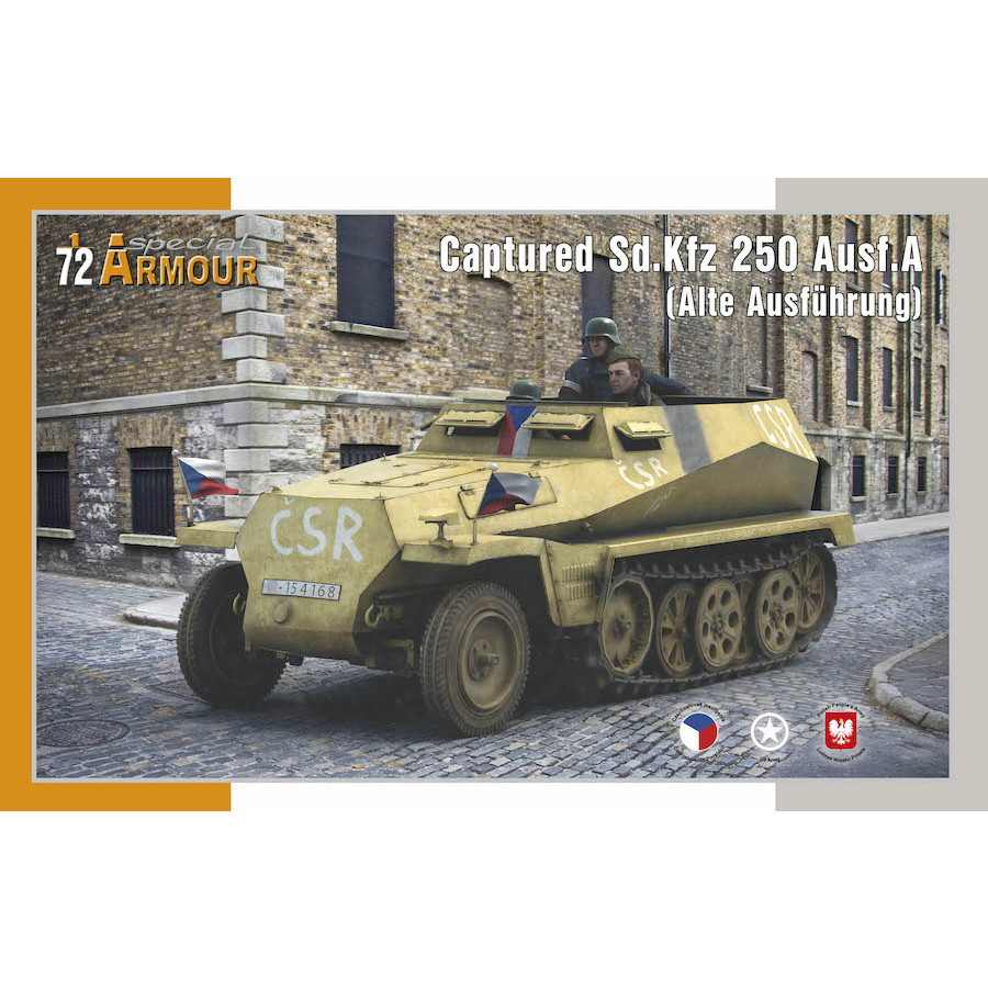 【新製品】SA72027 1/72 Sd.Kfz.250 A型 「鹵獲車両」