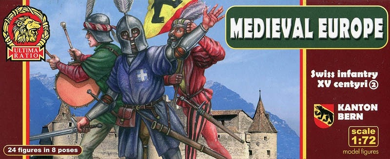 【新製品】UR7208)中世ヨーロッパ スイス歩兵 15世紀2 ベルン州