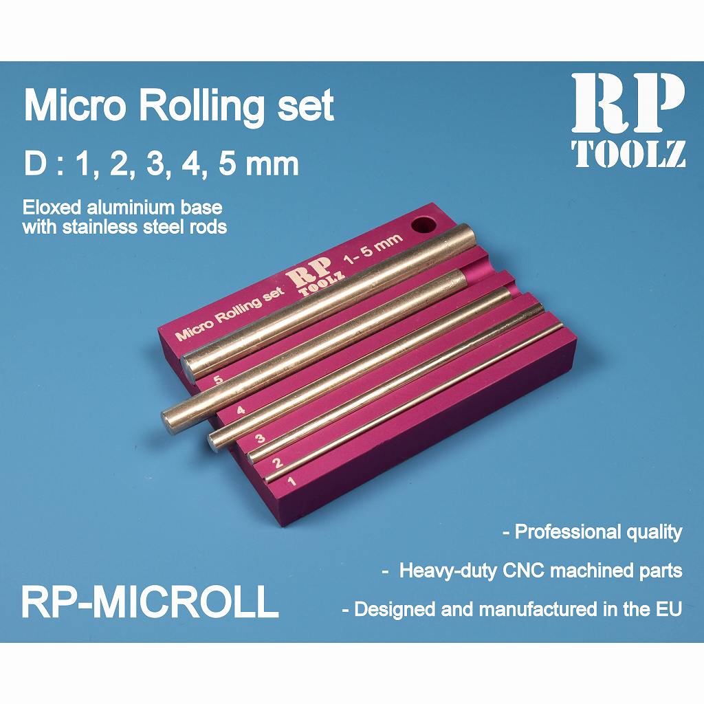 【新製品】RP-MICROLL マイクロ円筒丸めツールセット