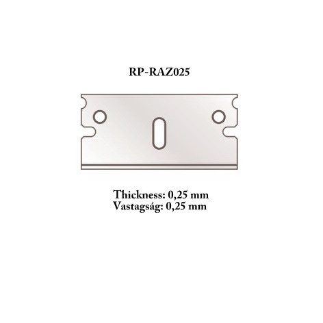 【新製品】RP-razor025 カッターツール用替刃 0.25mm 5枚