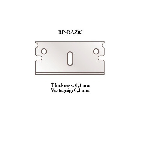 【新製品】RP-razor03 カッターツール用替刃 0.3mm 5枚