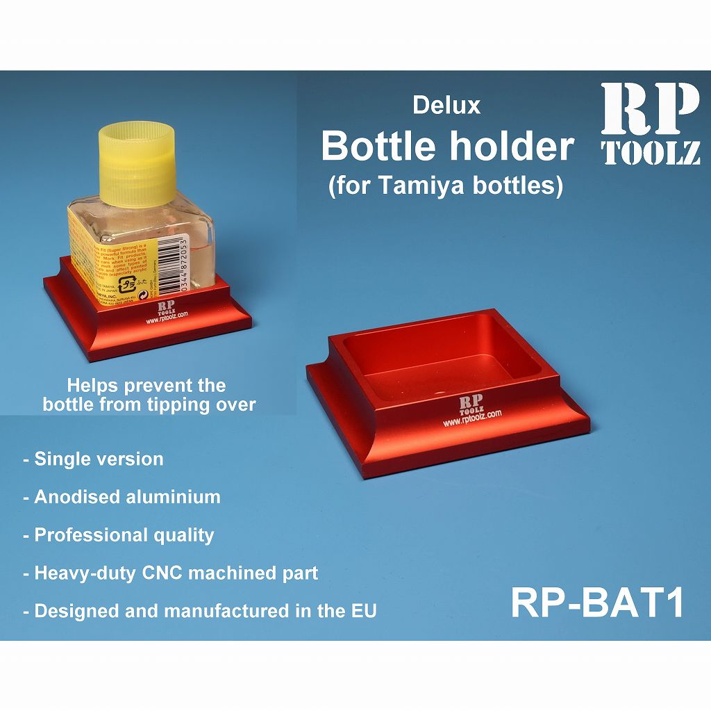 【新製品】RP-BAT1 アルミ製 デラックスボトルホルダー タミヤ用