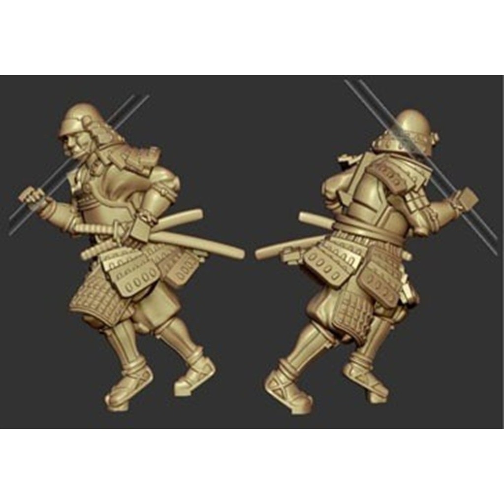【新製品】AH88018 Mr & Mrs History 1/72 戦国時代(日本) 武士 攻撃 2