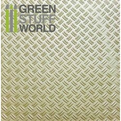 【新製品】GSWD1101)ABS Plasticard - Thread DOUBLE DIAMOND Textured Sheet - A4