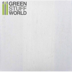 【新製品】GSWD1105)ABS Plasticard - CORRUGATED 0.5mm Textured Sheet - A4