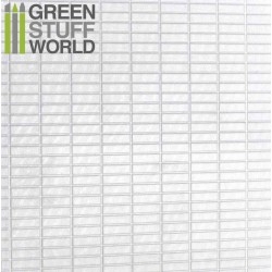 【新製品】GSWD1113)ABS Plasticard - LARGE RECTANGLES Textured Sheet - A4