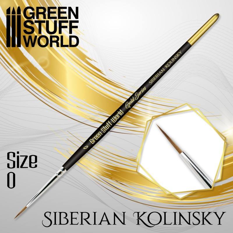 【新製品】GSWD-2357 ゴールドシリーズ シベリアコリンスキー毛 丸筆 サイズ 0