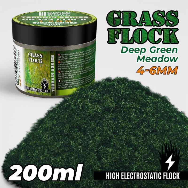 【新製品】GSWD-11161 スタティックグラス4-6mm 濃緑の牧草(200ml)