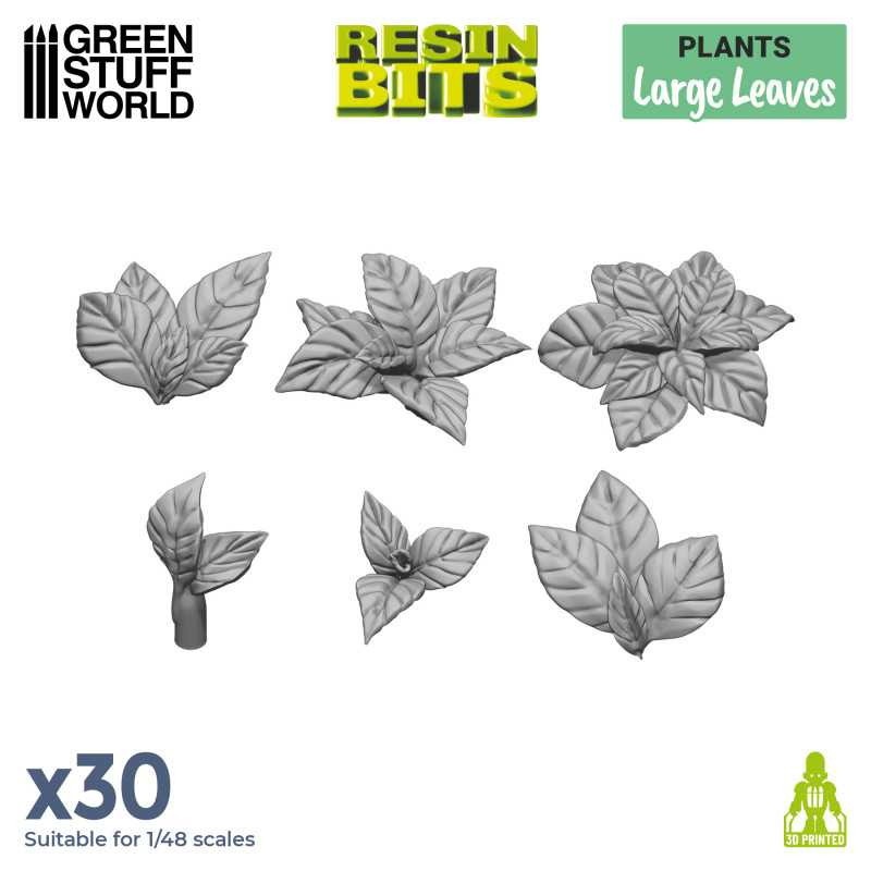 【新製品】GSWD-11606 ジオラマアクセサリー 3Dプリントセット 草の葉Lサイズ(30個入)