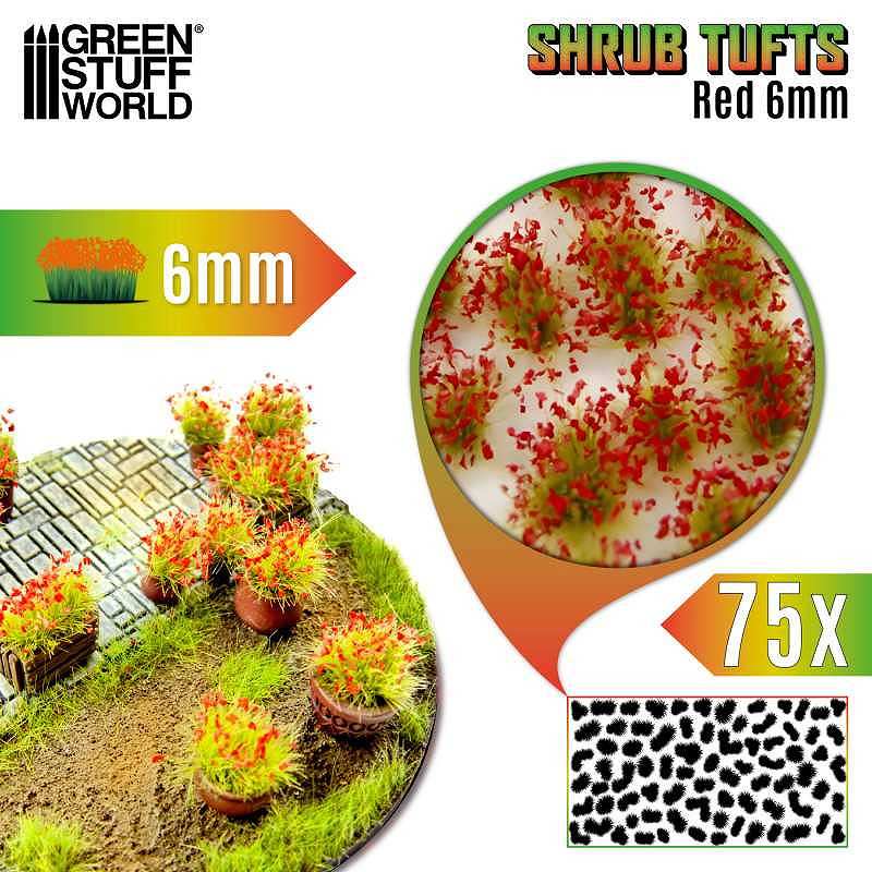 【新製品】GSWD-13011 草むら 6mm - レッド