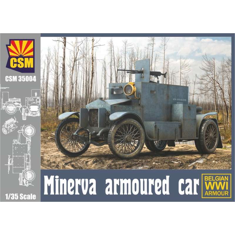 【新製品】35004 WWI ミネルヴァ装甲車