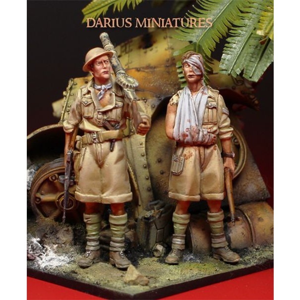 【新製品】DMF35018 WWII 英 第8軍 兵士(2体セット)