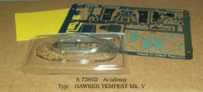 【新製品】72602)ホーカー テンペスト Mk.V ディテールセット