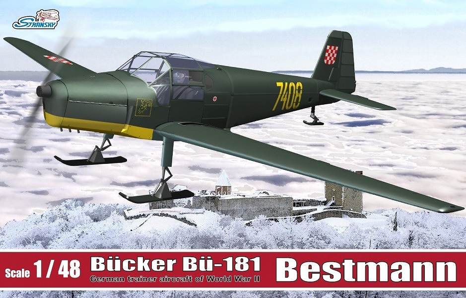 【新製品】43016)ビュッカー Bu 181 ベストマン w/スキー