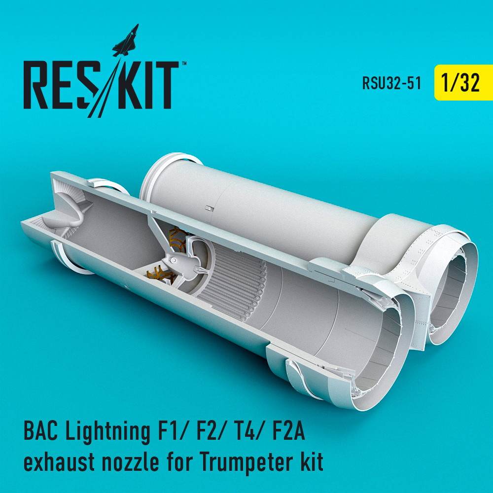 【新製品】RSU32-051 1/32 BAC ライトニング (F1、F2、T4、F2A用) アフターバーナー (トランぺッター用)