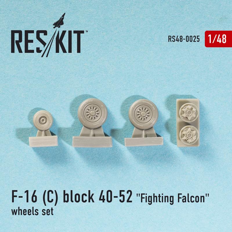 【新製品】RS48-0025)ジェネラルダイナミクス F-16C ブロック 40-52 ファイティングファルコン ホイール&タイヤ