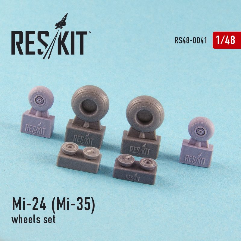 【新製品】RS48-0041)ミル Mi-24/Mi-35 ハインド ホイール&タイヤ