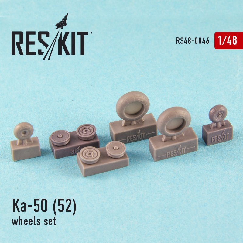 【新製品】RS48-0046)カモフ Ka-50/52 ホイール&タイヤ