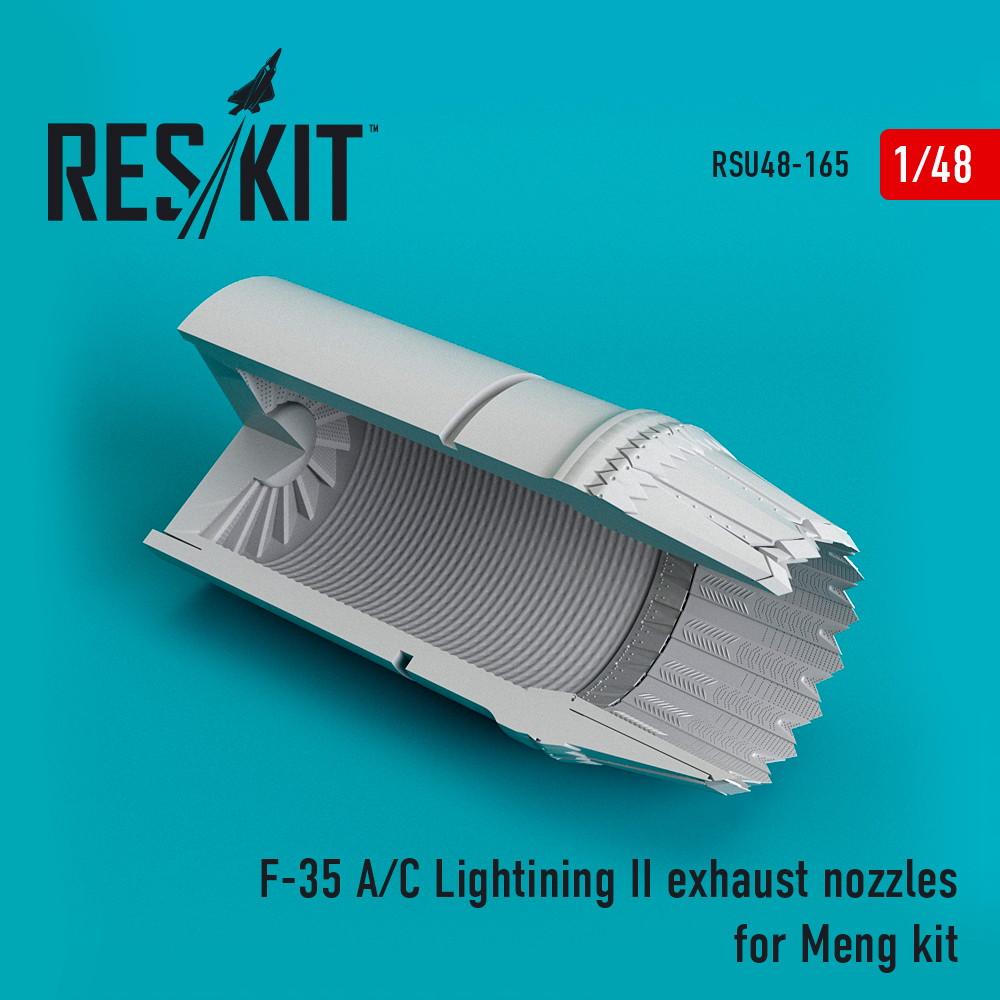 【新製品】RSU48-0165 1/48 F-35A/C ライトニングII アフターバーナー (モンモデル用)