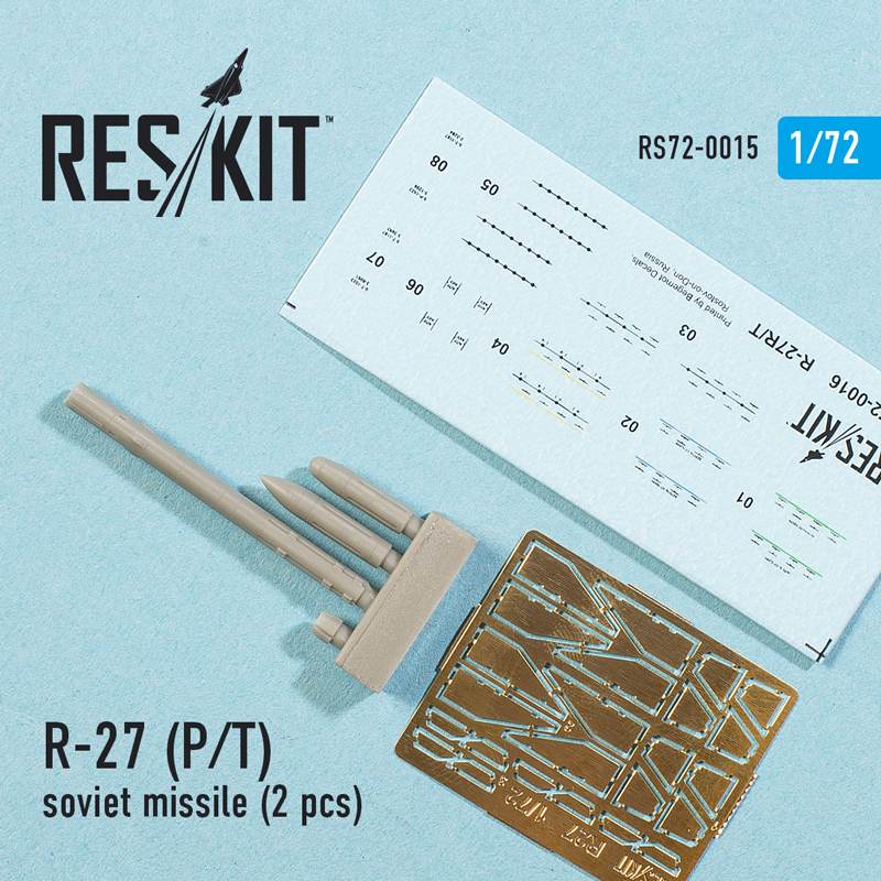 【新製品】RS72-0015)ソビエト R-27 P/T ミサイル 4個入