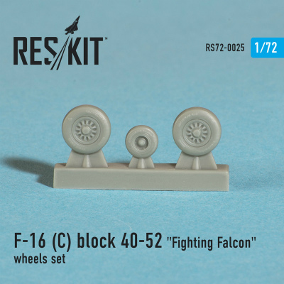 【新製品】RS72-0025)ジェネラルダイナミクス F-16C ブロック 40-52 ファイティングファルコン ホイール&タイヤ