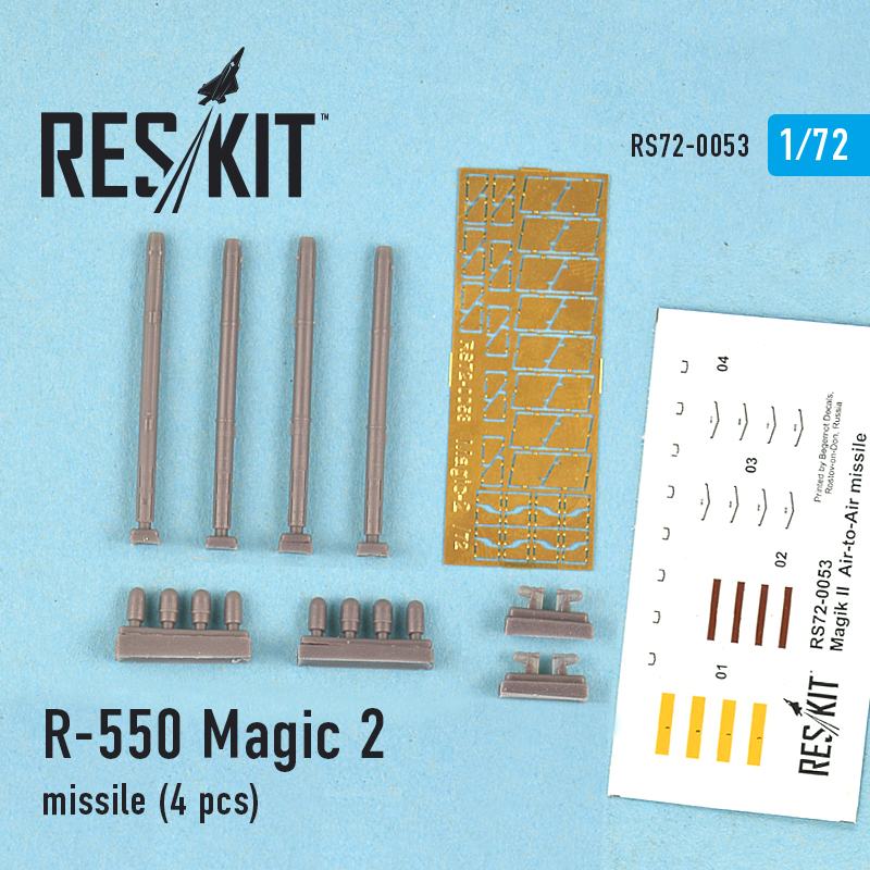 【新製品】RS72-0053)R.550 マジック2 空対空ミサイル 4個入