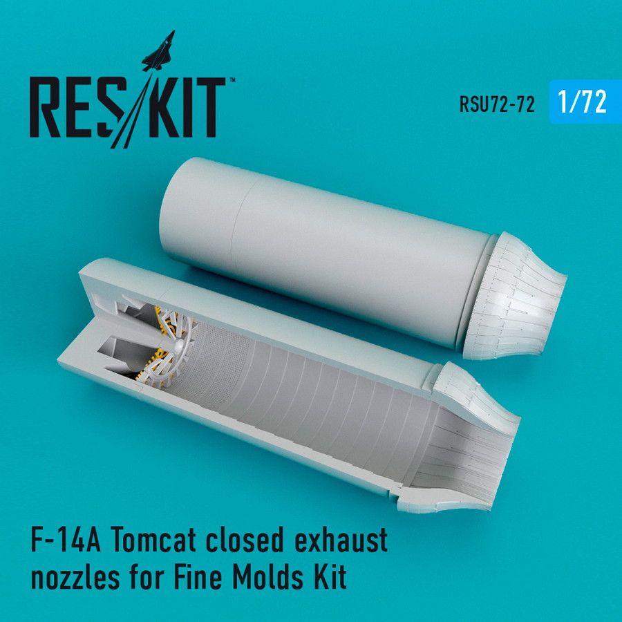 【新製品】RSU72-0072 1/72 F-14A トムキャット 排気ノズル(閉状態)(ファインモールド用)