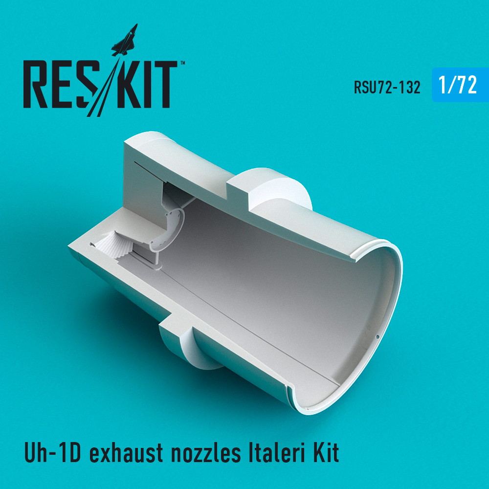 【新製品】RSU72-0132 1/72 UH-1D ヒューイ 排気管 (イタレリ用)