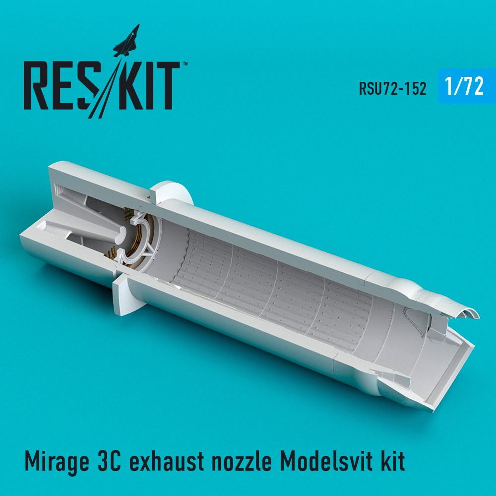 【新製品】RSU72-0152 1/72 ミラージュIIIC 排気ノズル(モデルズビット用)