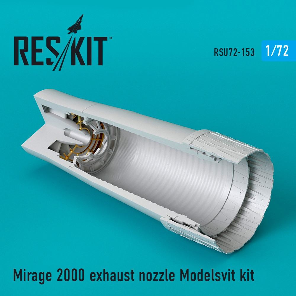 【新製品】RSU72-0153 1/72 ミラージュ2000 排気ノズル(モデルズビット用)