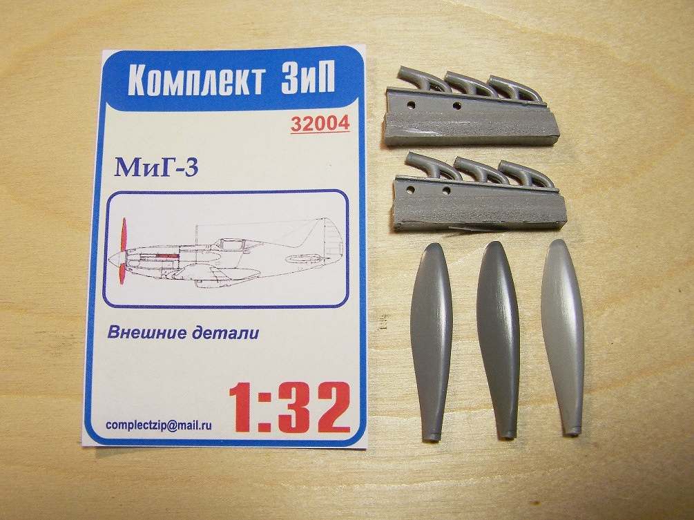 【新製品】32004)MiG-3 プロペラ&排気管